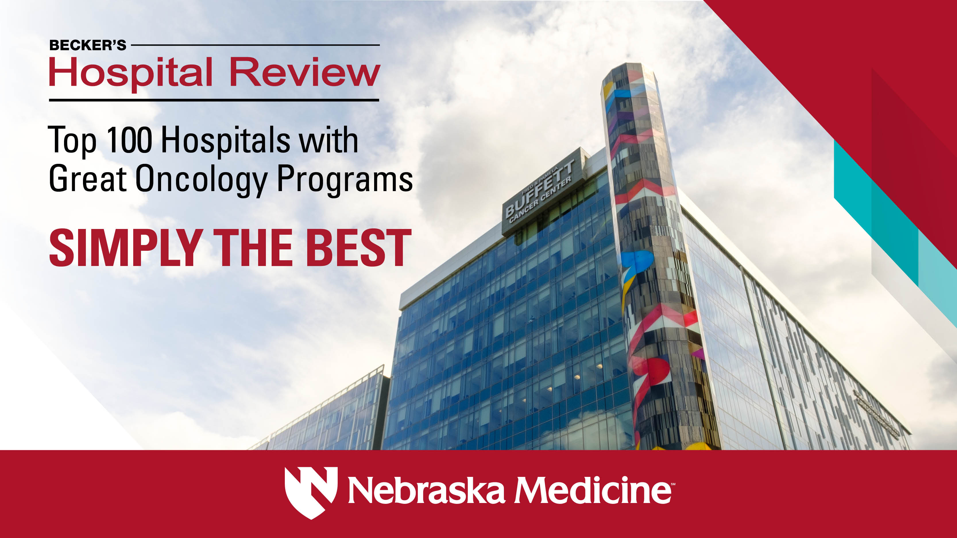 Nebraska Medicine Named To Becker's 100 Hospitals With Great Oncology Programs List Nebraska